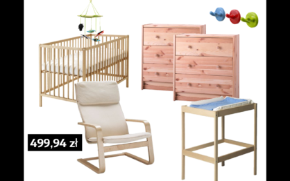 Urządzamy pokój dla niemowlaka z IKEA za 500zł, 1000zł i 1500zł