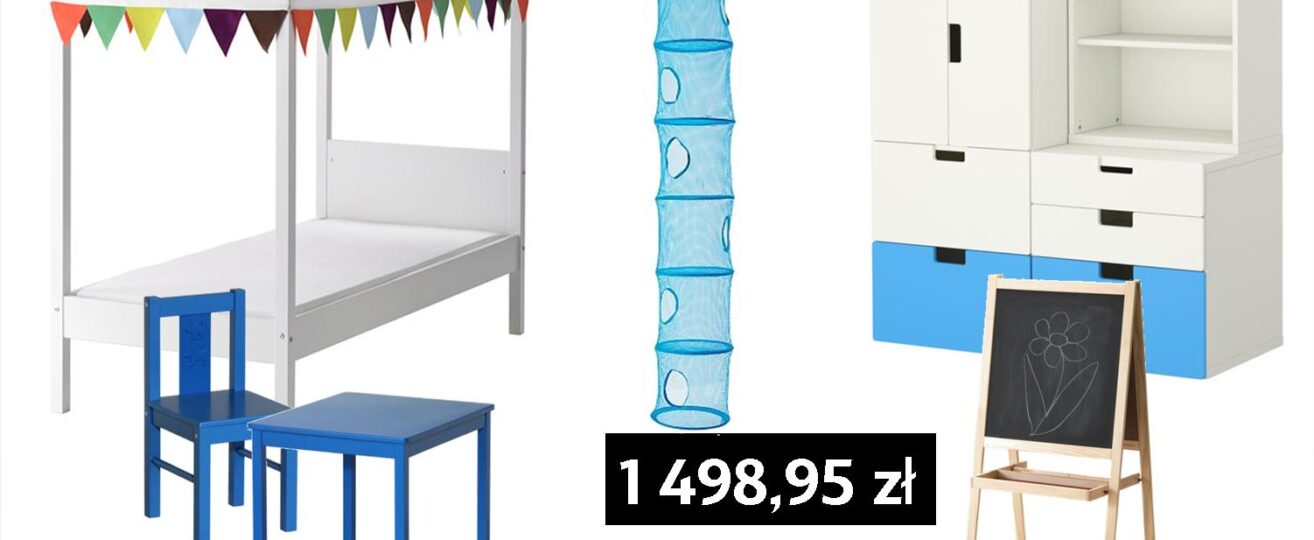 Urządzamy pokój dla kilkulatka z IKEA za 500zł, 1000zł i 1500zł