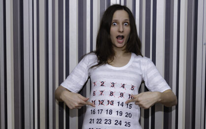 Koszulkowy kalendarz, czyli ciążowa pamiątka