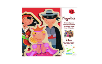 Drewniane puzzle magnetyczne