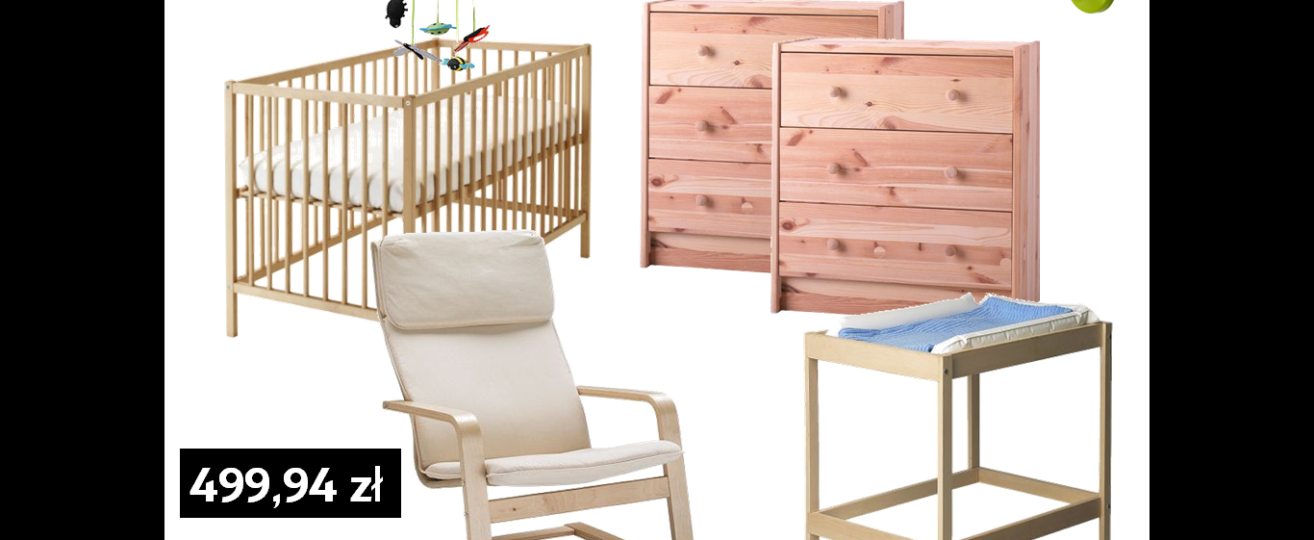 Urządzamy pokój dla niemowlaka z IKEA za 500zł, 1000zł i 1500zł