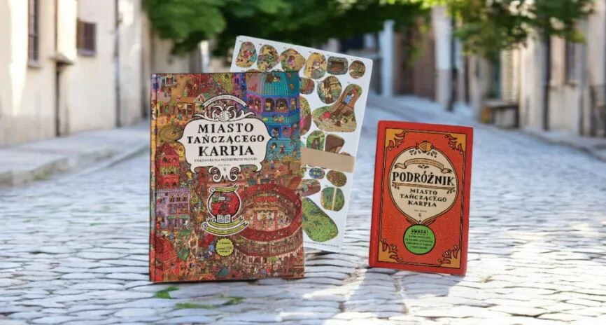 „Miasto Tańczącego Karpia” – wspaniała książka-gra dla dzieci!